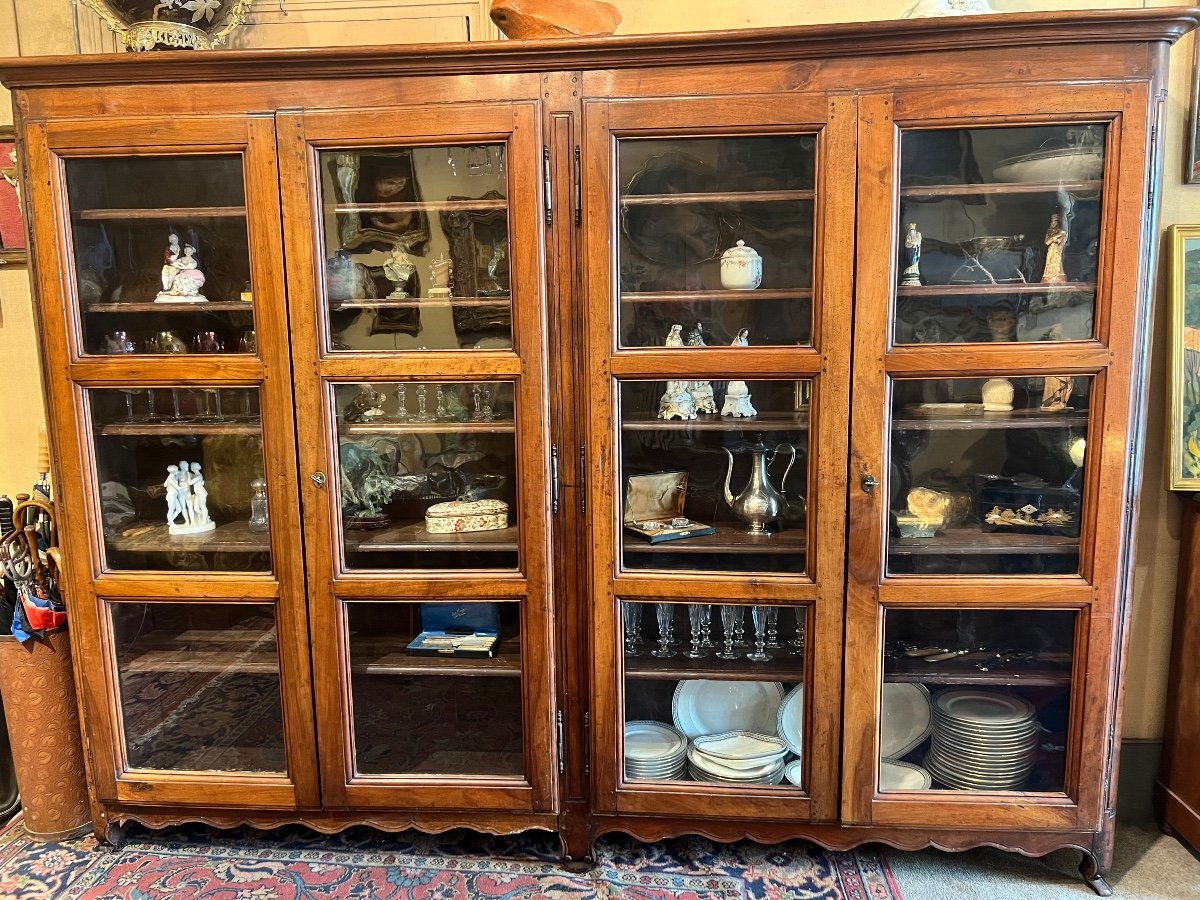 18th Century Library 4 Glass Doors 