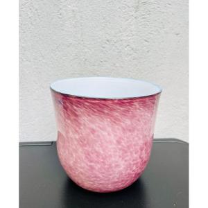 Large Blown Glass Vase By Jean-claude Novaro