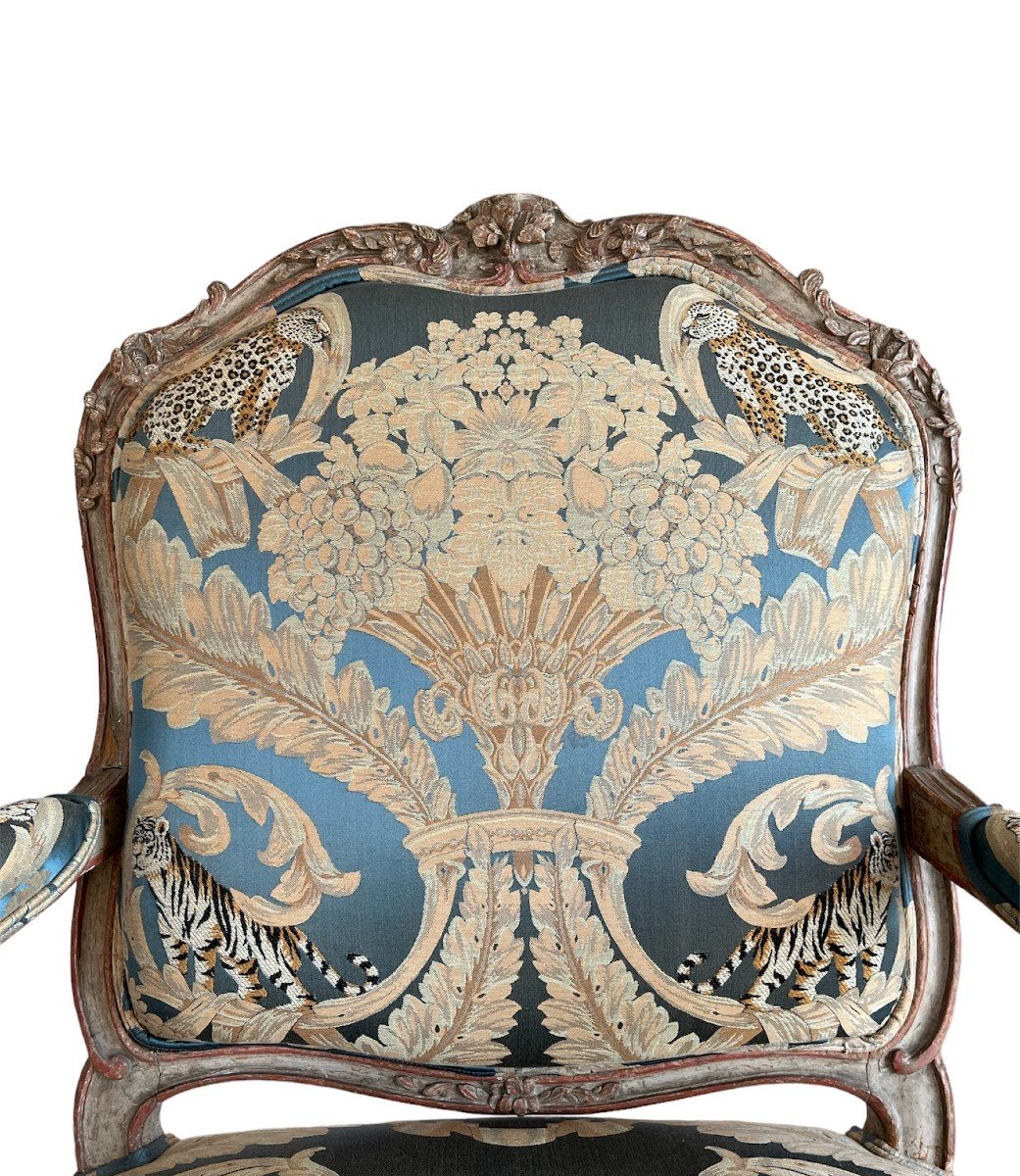 Pair Of Louis XV Period Armchairs - Attributed To Nicolas Heurtaut-photo-3