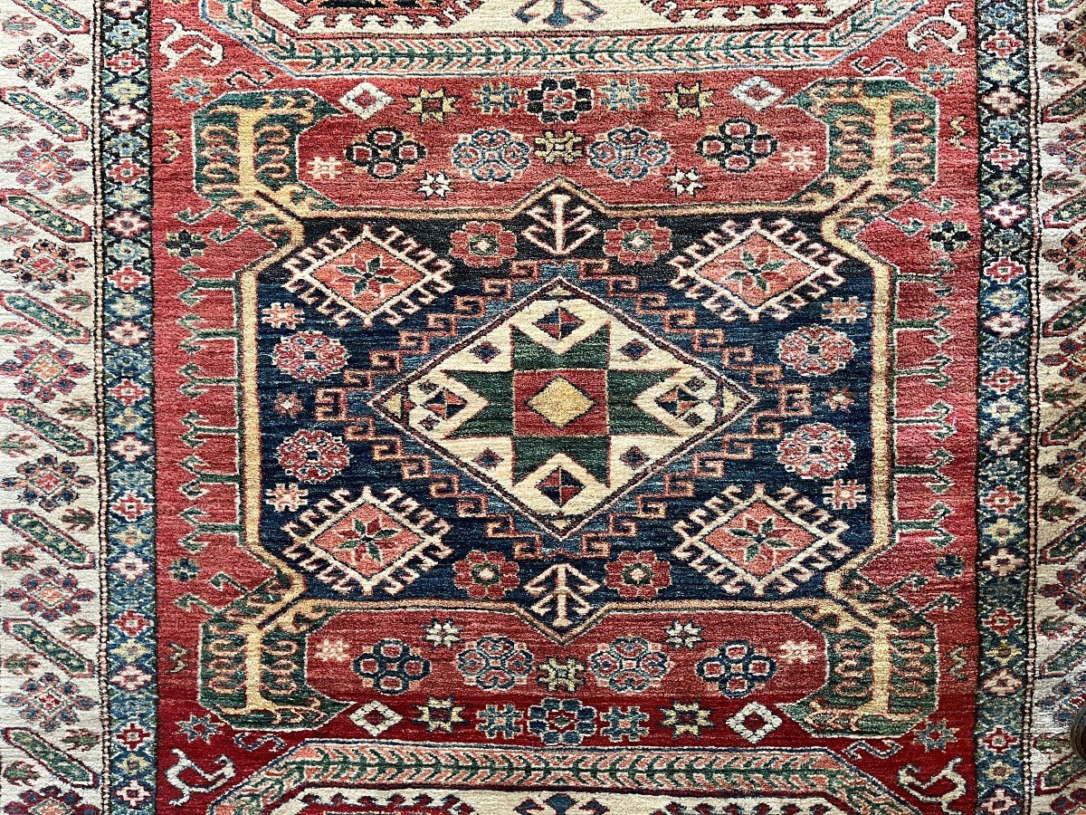 Derbent Carpet (south Caucasus), Circa 1980 - Wool Velvet On Wool Foundation-photo-1