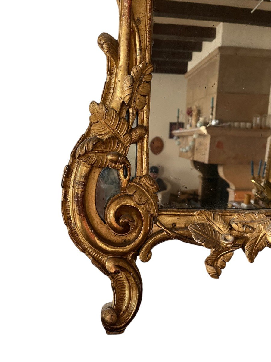 Louis XV Period Provençal Mirror, Provence Circa 1750-photo-3