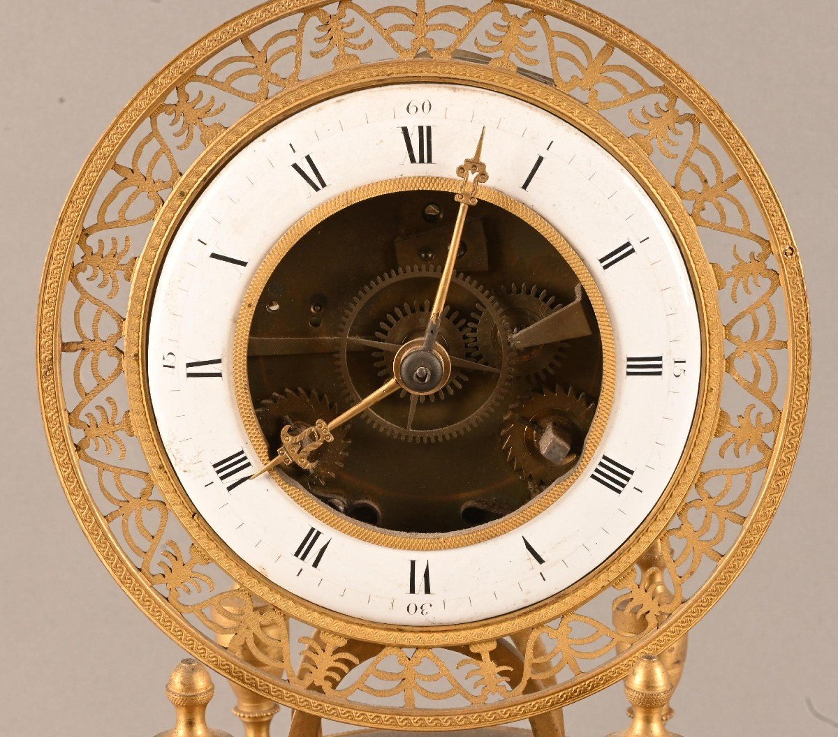 Chiming Mantel Clock, Circa 1820.-photo-2