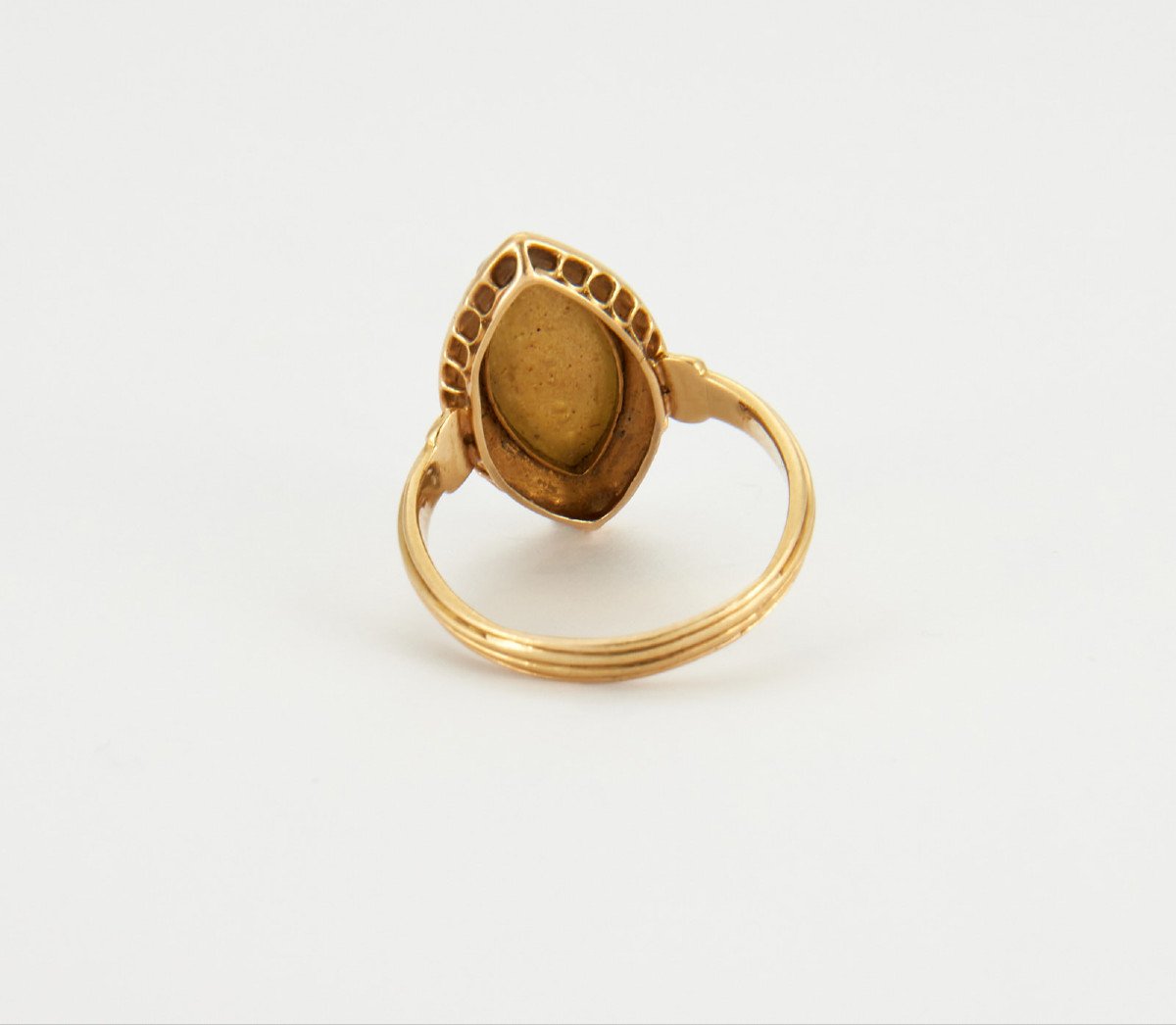 Marquise Portrait Ring, Late 19th Century-photo-1