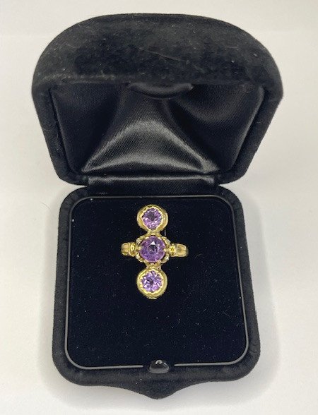 Amethyst Ring, Late 19th Century-photo-4