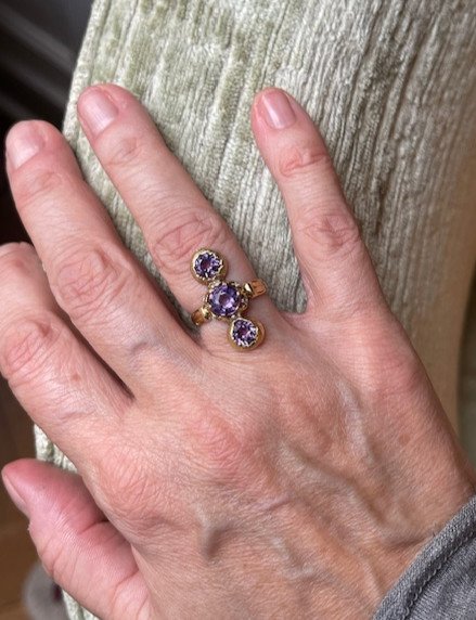 Amethyst Ring, Late 19th Century-photo-1