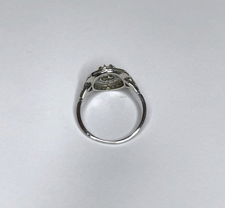 Bague Rosace, Diamants, époque Art Déco-photo-3