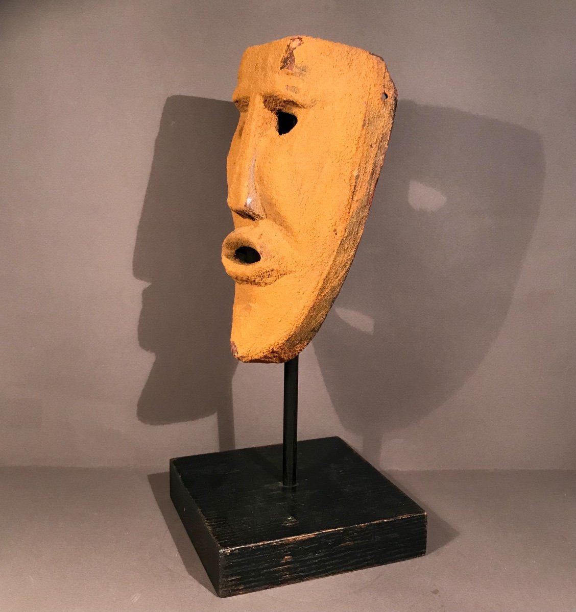 Tribal Arts Sub-saharan Africa Ethnography Ritual Mask Wood Pigments And Sand 1920/30-photo-5