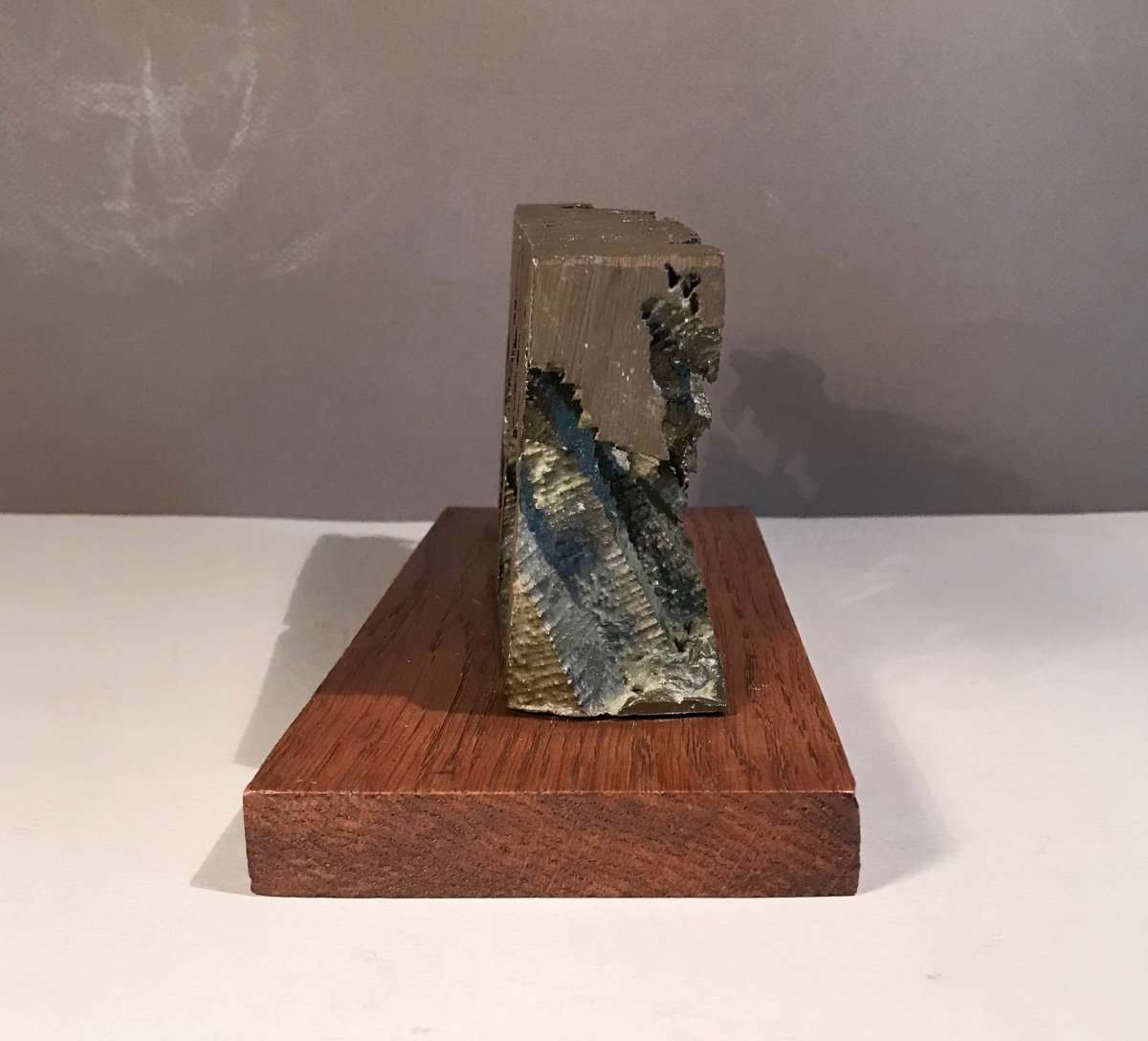 Art Moderne XXème Sculpture Bronze «Vestiges D’une Pensée» Signée H. Philipps 1960 Numéroté 1/6-photo-1