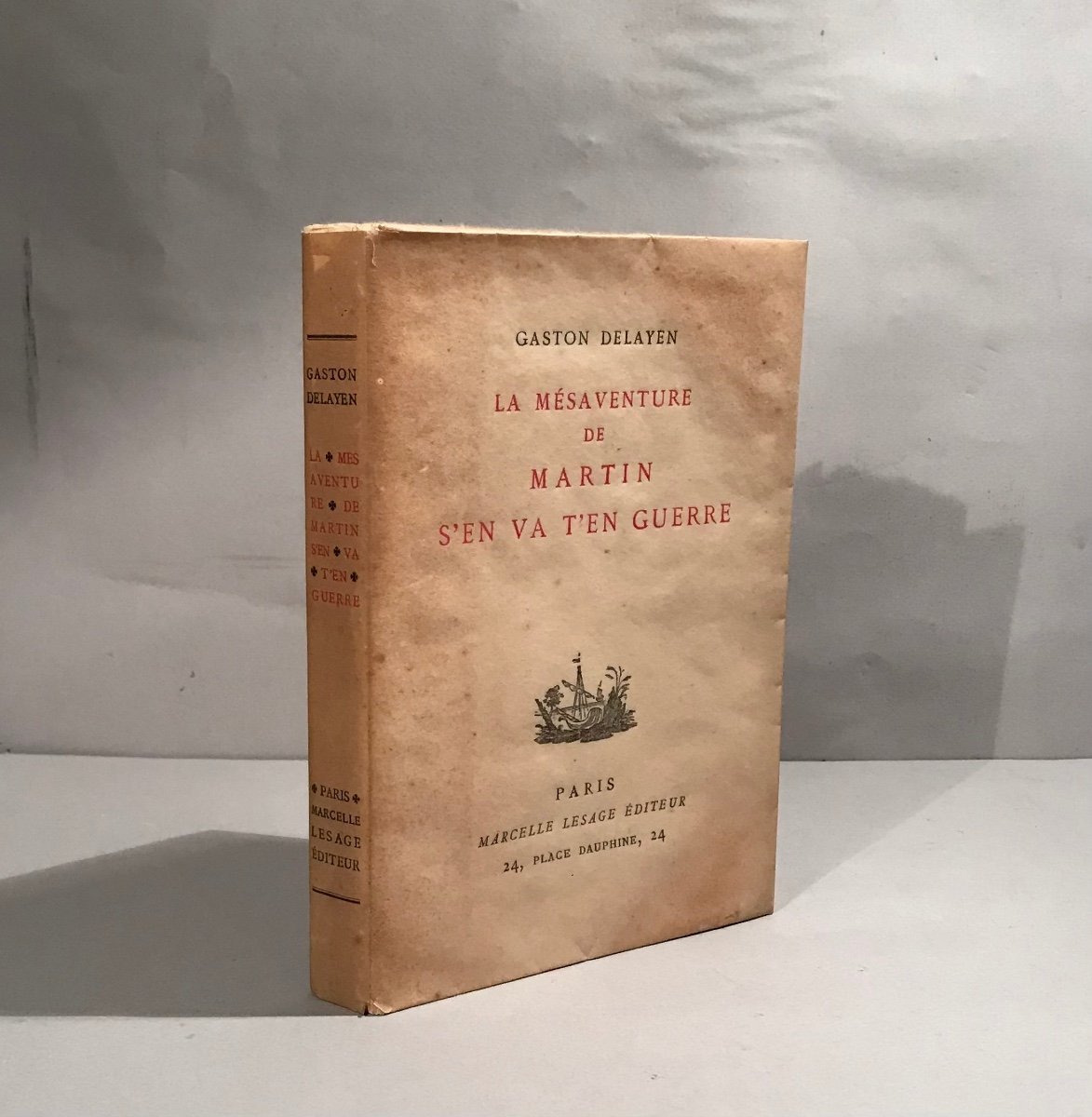 G.delayen « la Mésaventure De Martin S’en Va T’en Guerre» édition Originale Sur Japon Signé 