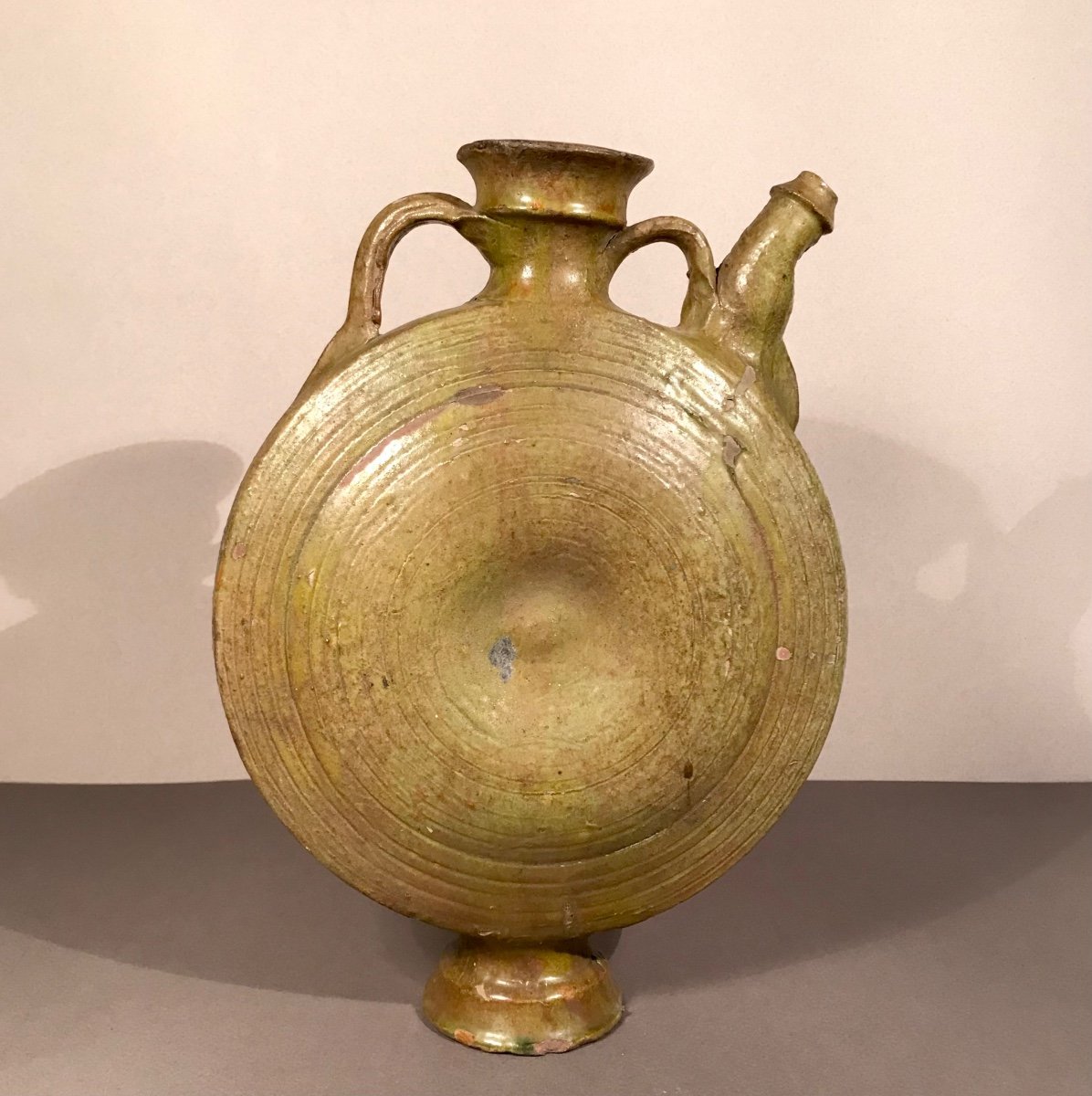 Decorative Arts Mediterranean Basin Southern Europe Lenticular Pitcher/flask 18th 19th-photo-2