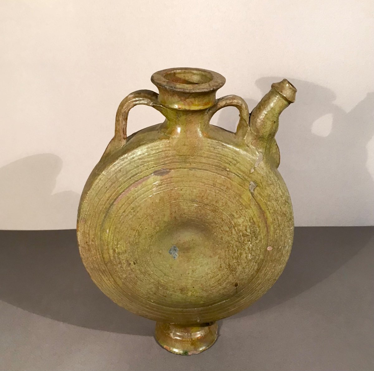 Decorative Arts Mediterranean Basin Southern Europe Lenticular Pitcher/flask 18th 19th-photo-3