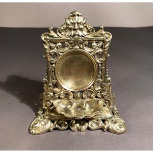 Decorative Arts Clockmaking 19th Century Watch Holder/ring Sizer Gilt Bronze Baroque Rococo 1860/1880