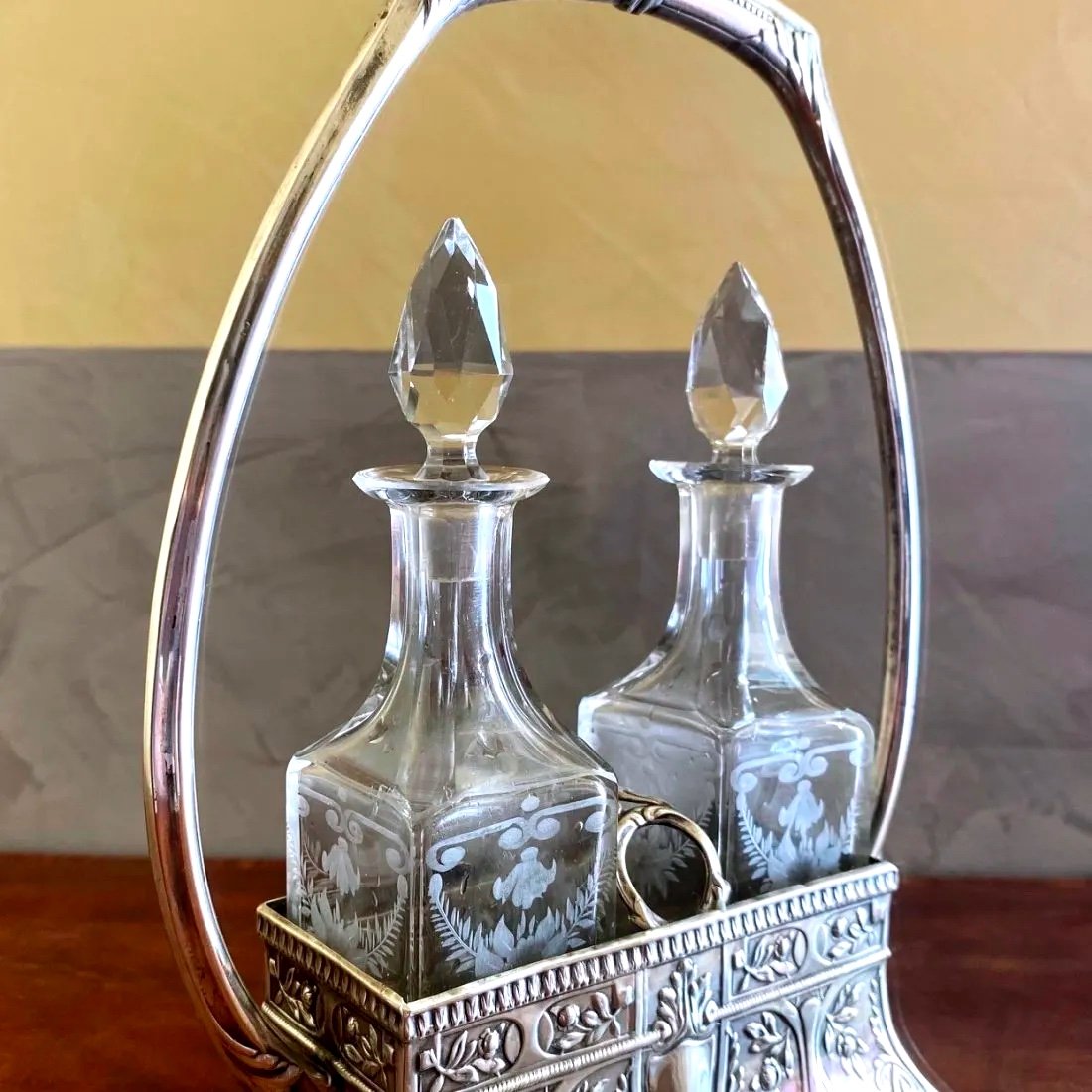 Small , Silver Cruet . Beginning Of The XX Century-photo-2