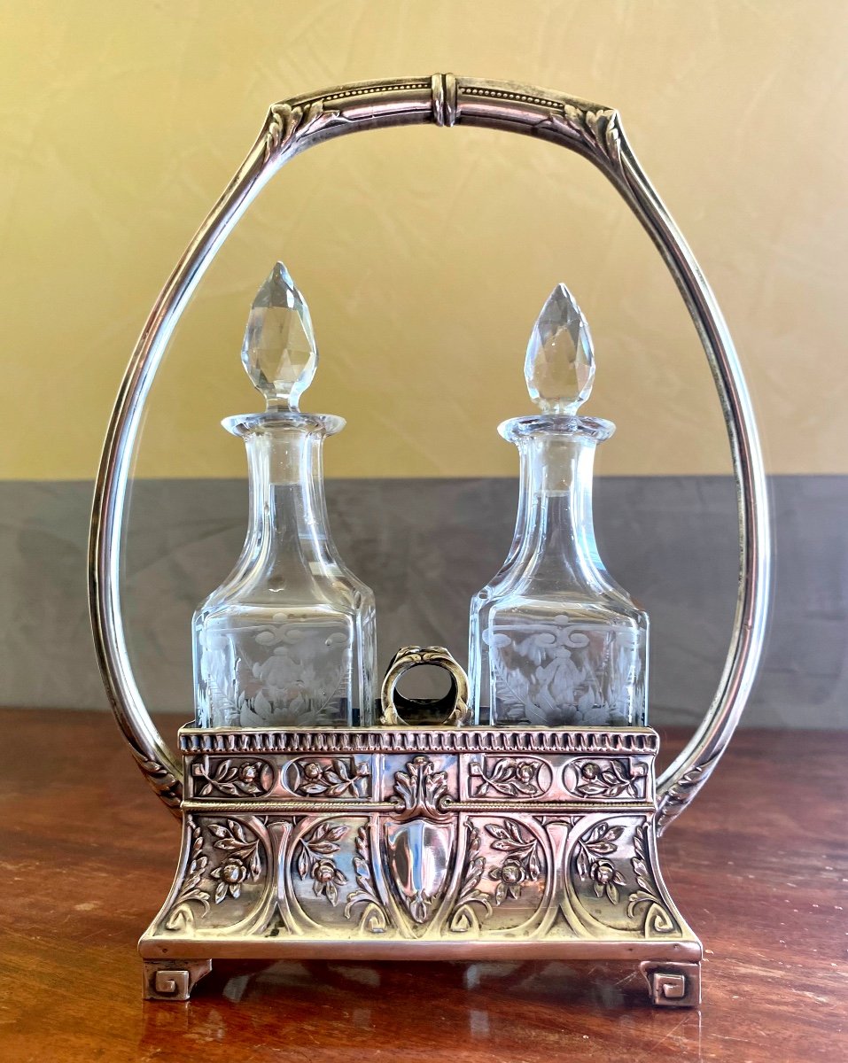 Small , Silver Cruet . Beginning Of The XX Century