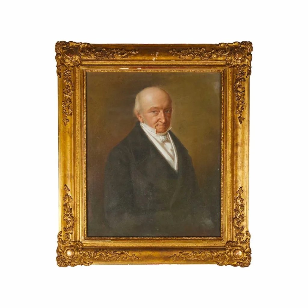 Portrait Of A Gentleman – Pastel On Paper, France 19th Century