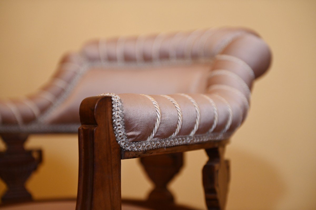 Edwardian Period Mahogany Armchair-photo-3