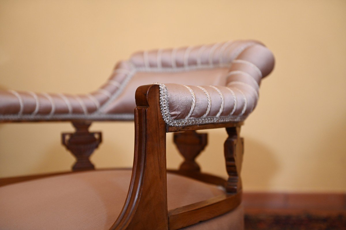 Edwardian Period Mahogany Armchair-photo-2