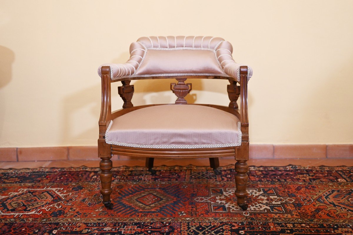 Edwardian Period Mahogany Armchair