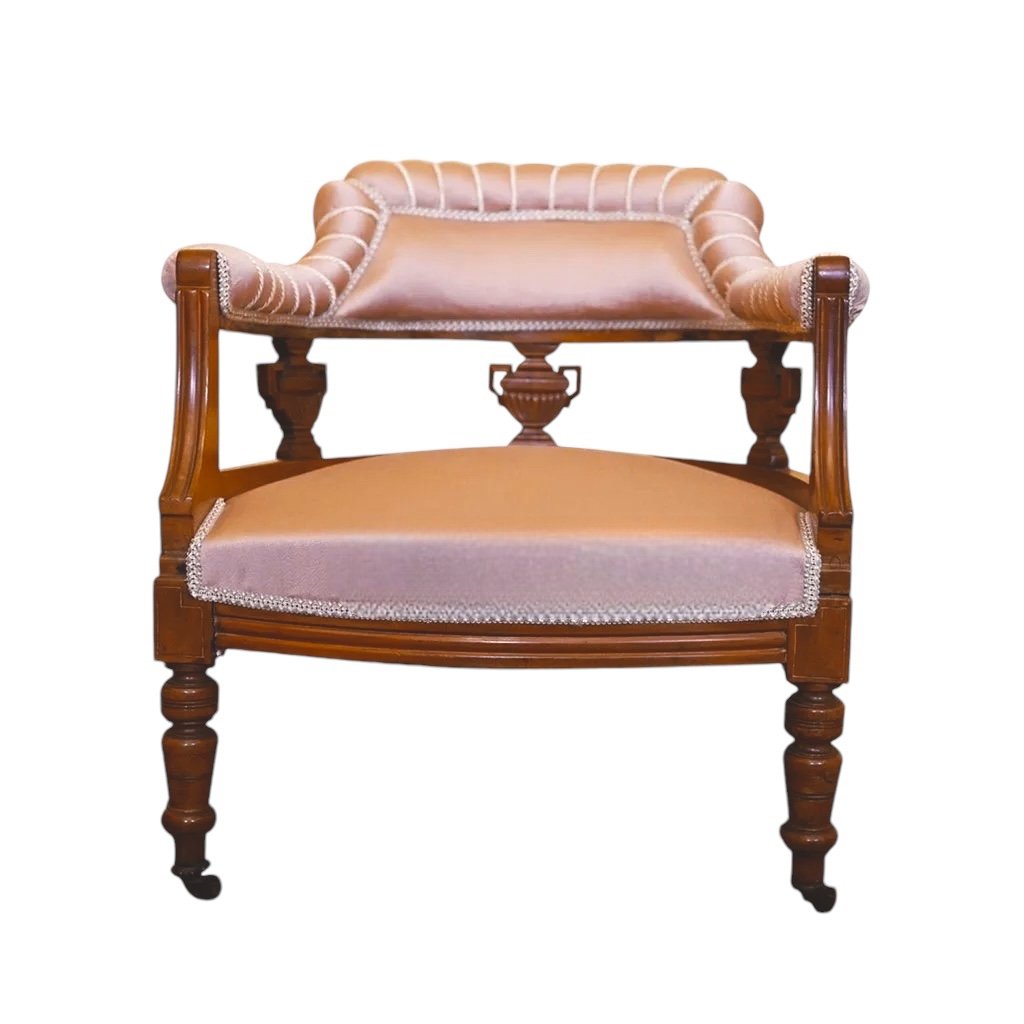 Fauteuil En Acajou d'époque édouardienne