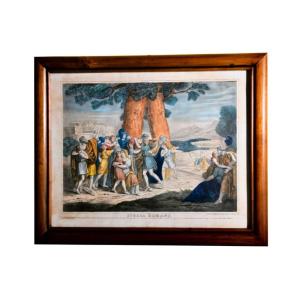 Groupe De Quatre Lithographies En Couleurs - Bartolomeo Pinelli (1781-1835)