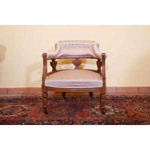 Edwardian Period Mahogany Armchair