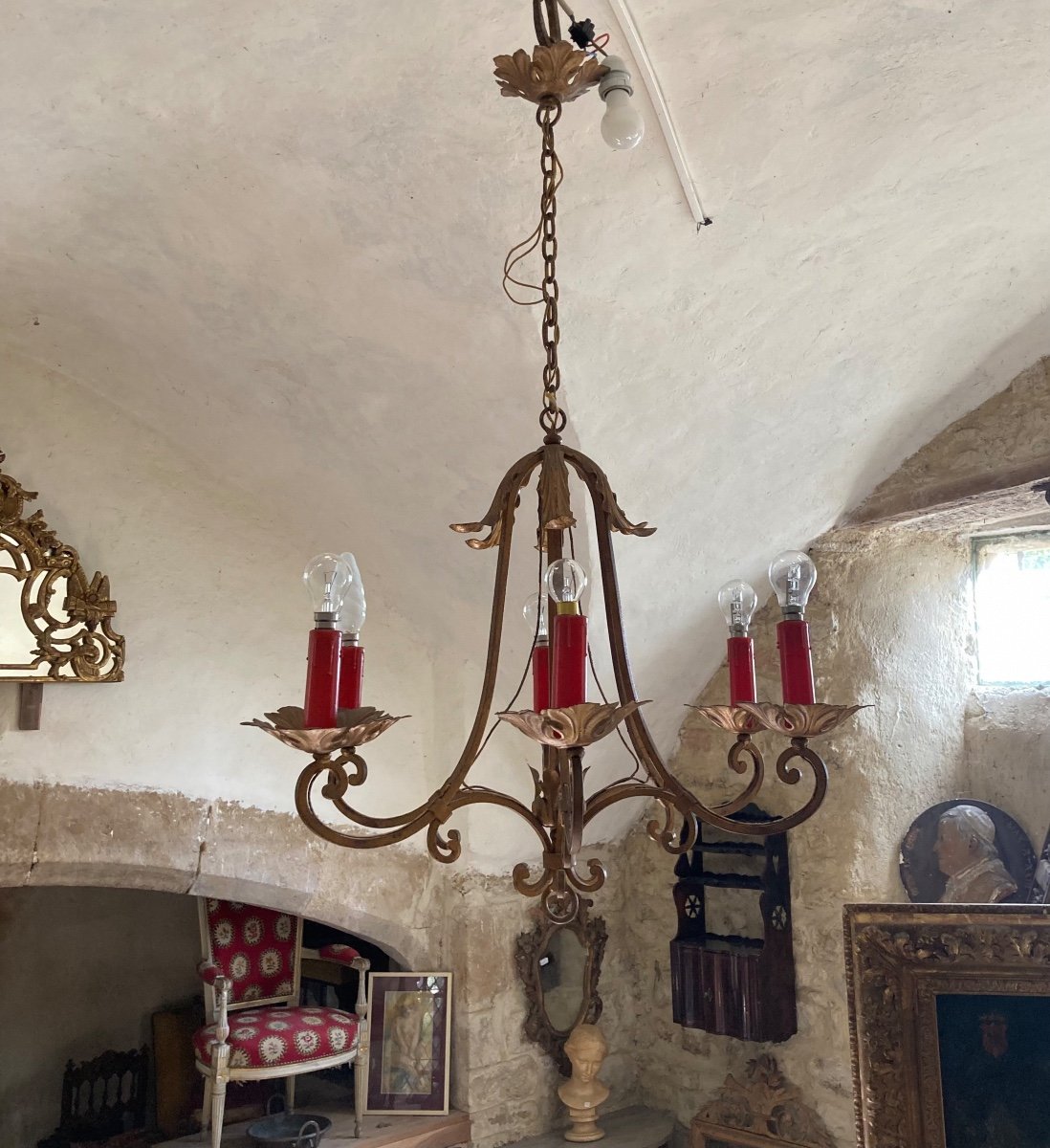 Wrought Iron Chandelier