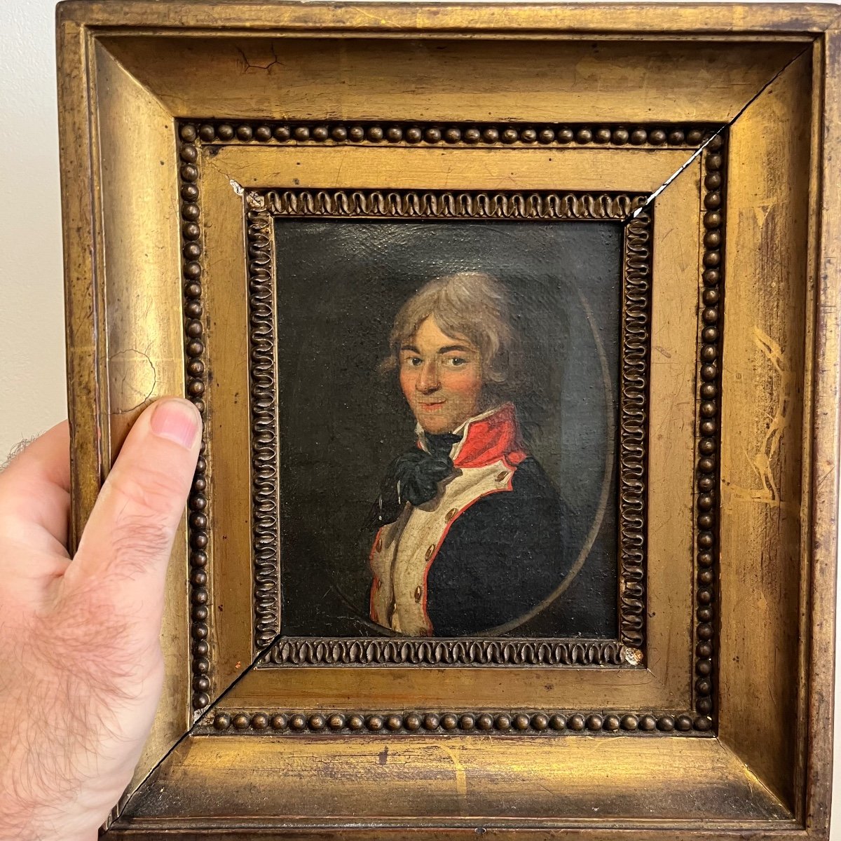 Portrait  miniature Vers 1810-photo-2