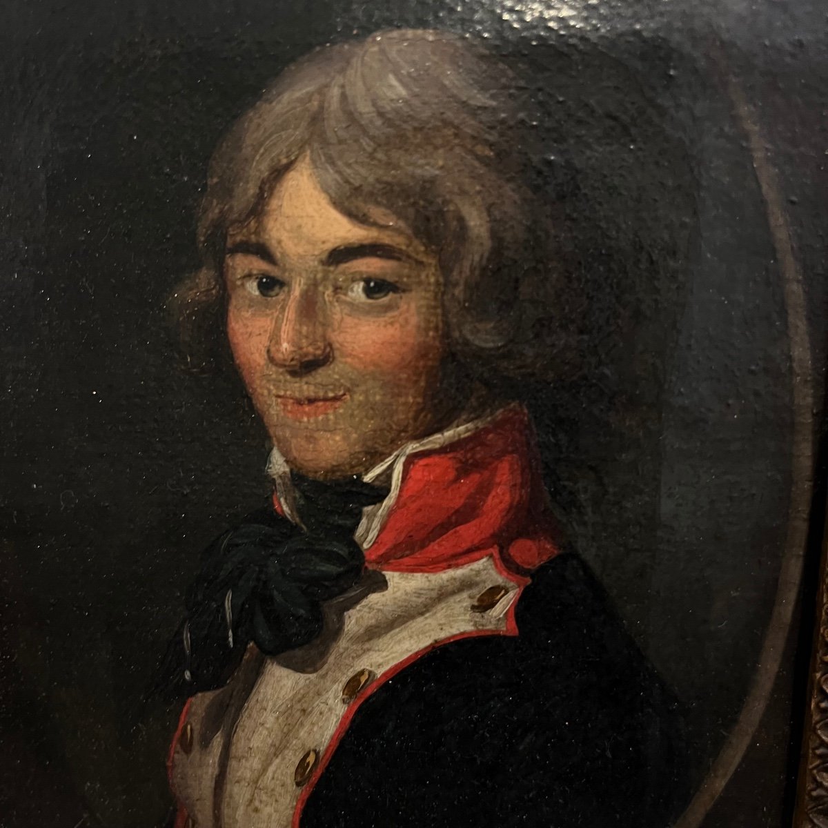 Portrait  miniature Vers 1810-photo-3