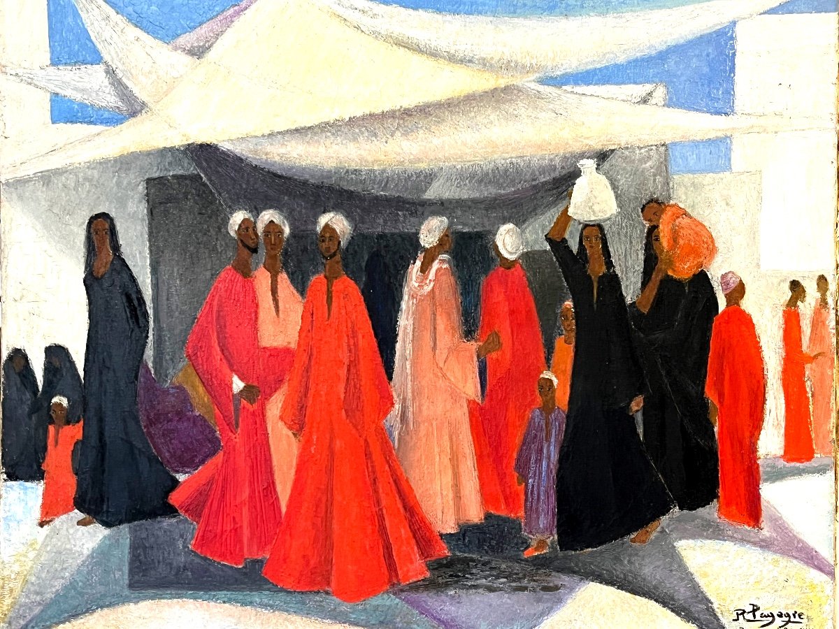 Raymonde Pagegie. The Bazaar Of Aswan