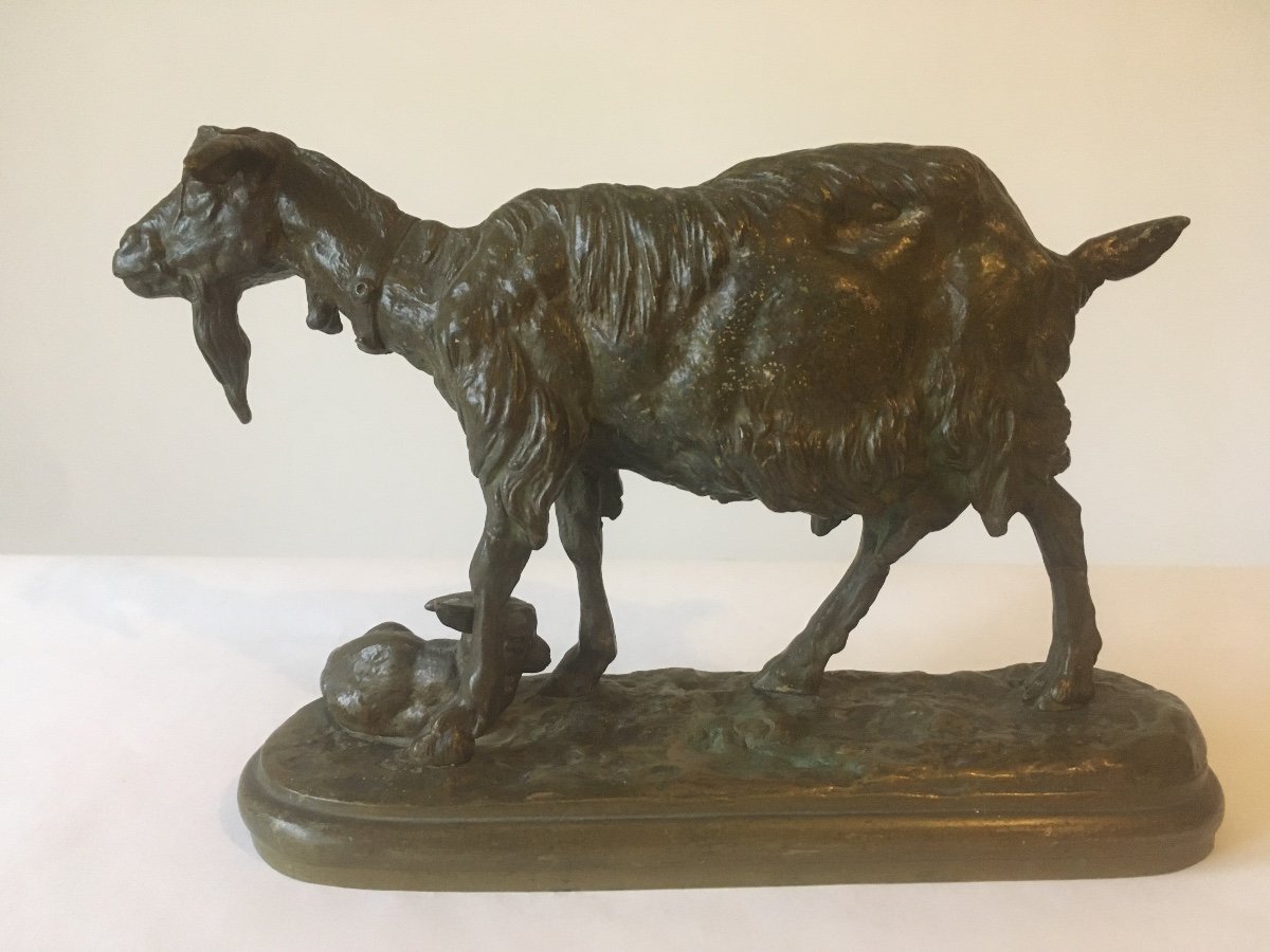 Bronze Animalier, Sculpture Du XIX ème Siècle Signée L. Kley-photo-3