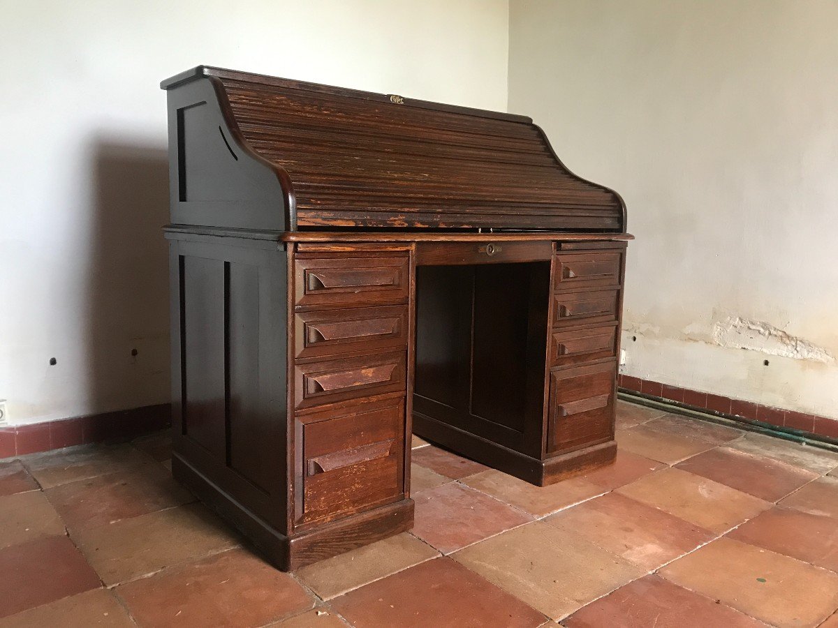 American Desk Circa 1900/1920 Cutler & Son Oak 