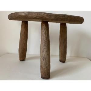 Brutalist Stool 1960s Attributed To Jean Touret For Ateliers Marolles