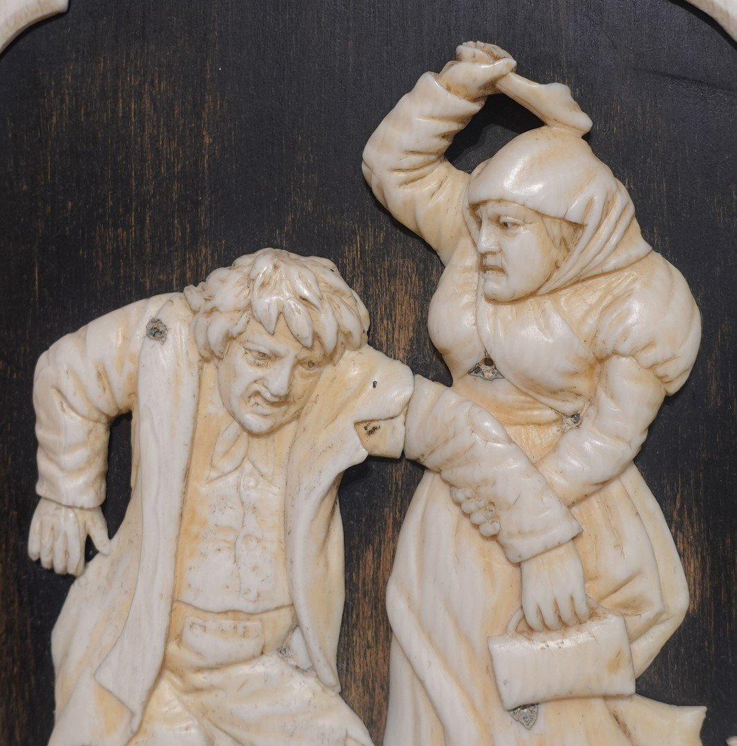 Humorous Scenes – Ivory – Germany 18th Century-photo-1