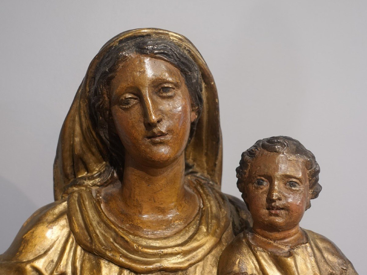 Sculpture Of The Virgin And Child – Late 18th Century-photo-1