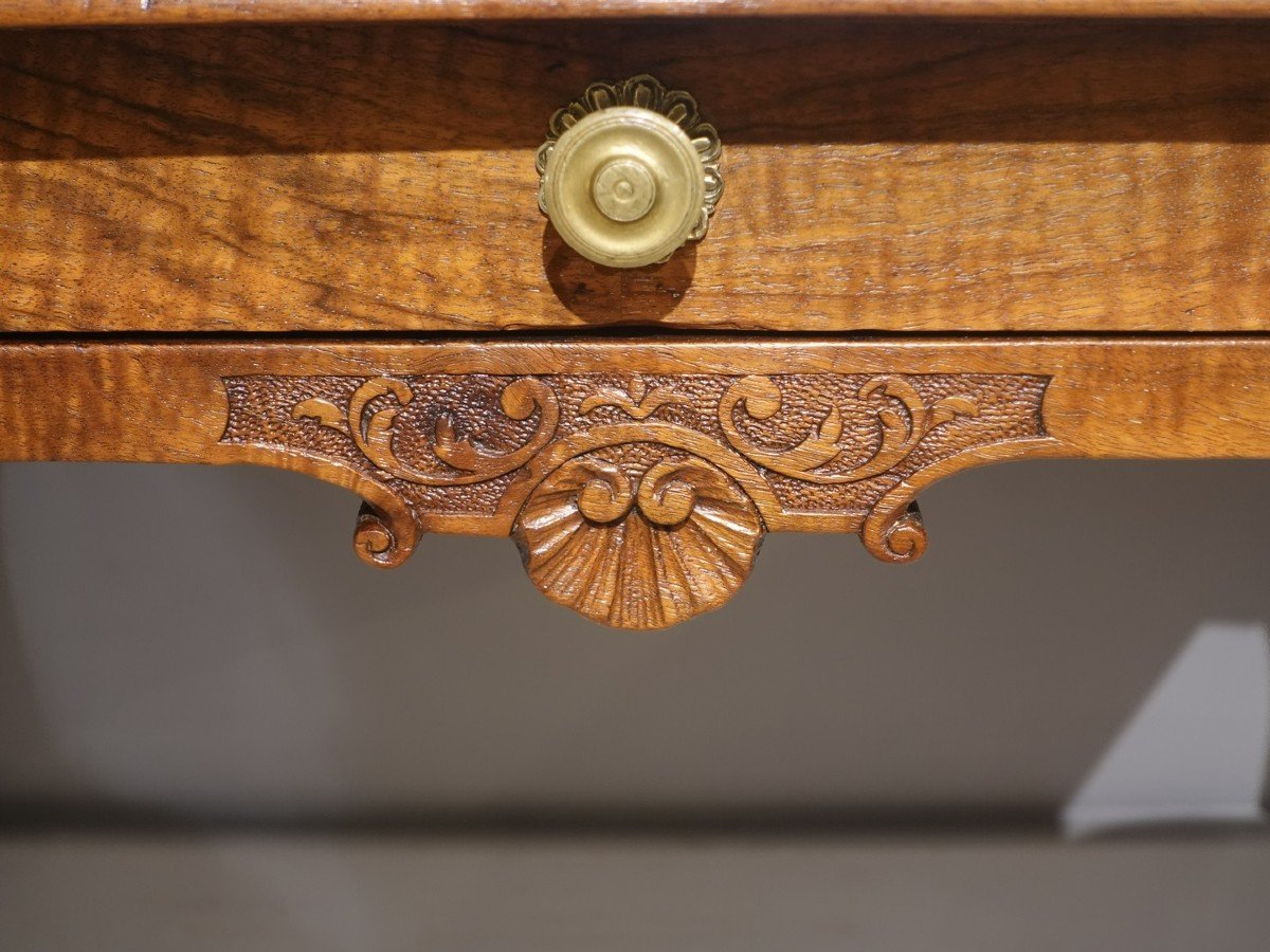 Louis XV Walnut Games Table From The 18th Century-photo-4