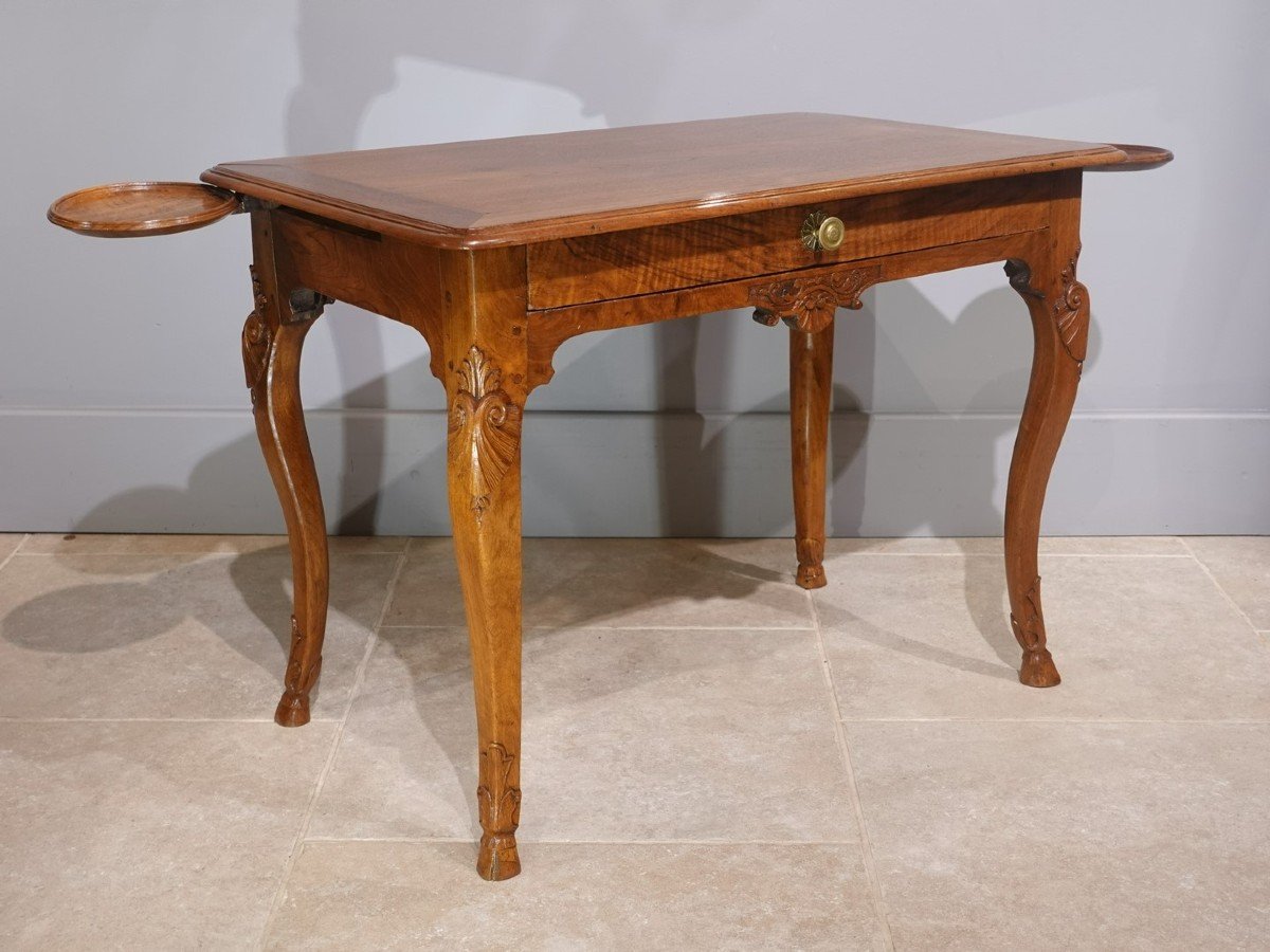 Louis XV Walnut Games Table From The 18th Century