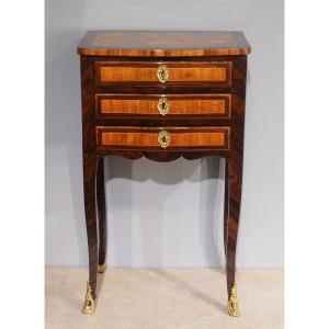 18th Century Marquetry Chiffonniere Table