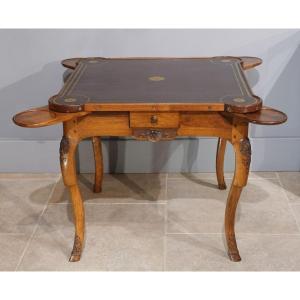 18th Century Walnut Games Table