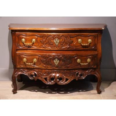 French "provence" Louis XV Commode 18th Century