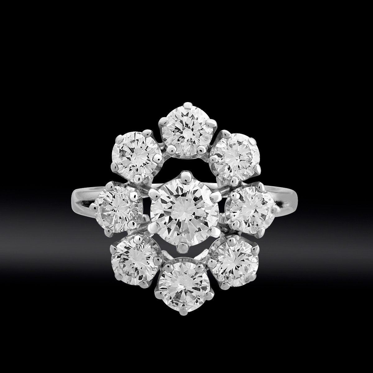 Marguerite Brilliant Ring 2.99 Carats-photo-2