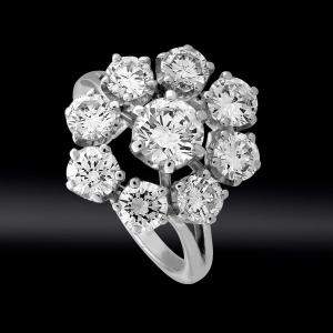 Bague Marguerite Brillants 2,99 Carats