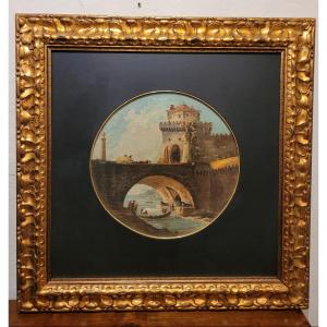 « Atterrissage Au Château » Hubert Robert (entourage De)