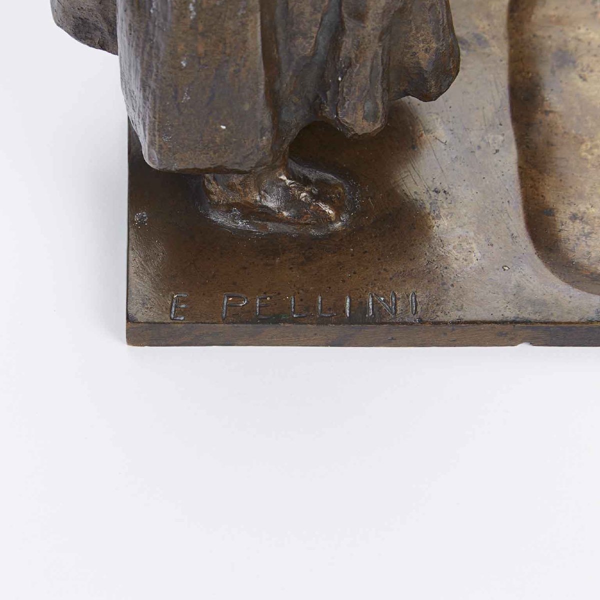 Pellini Eugenio Nives Bronze Sculpture-photo-1