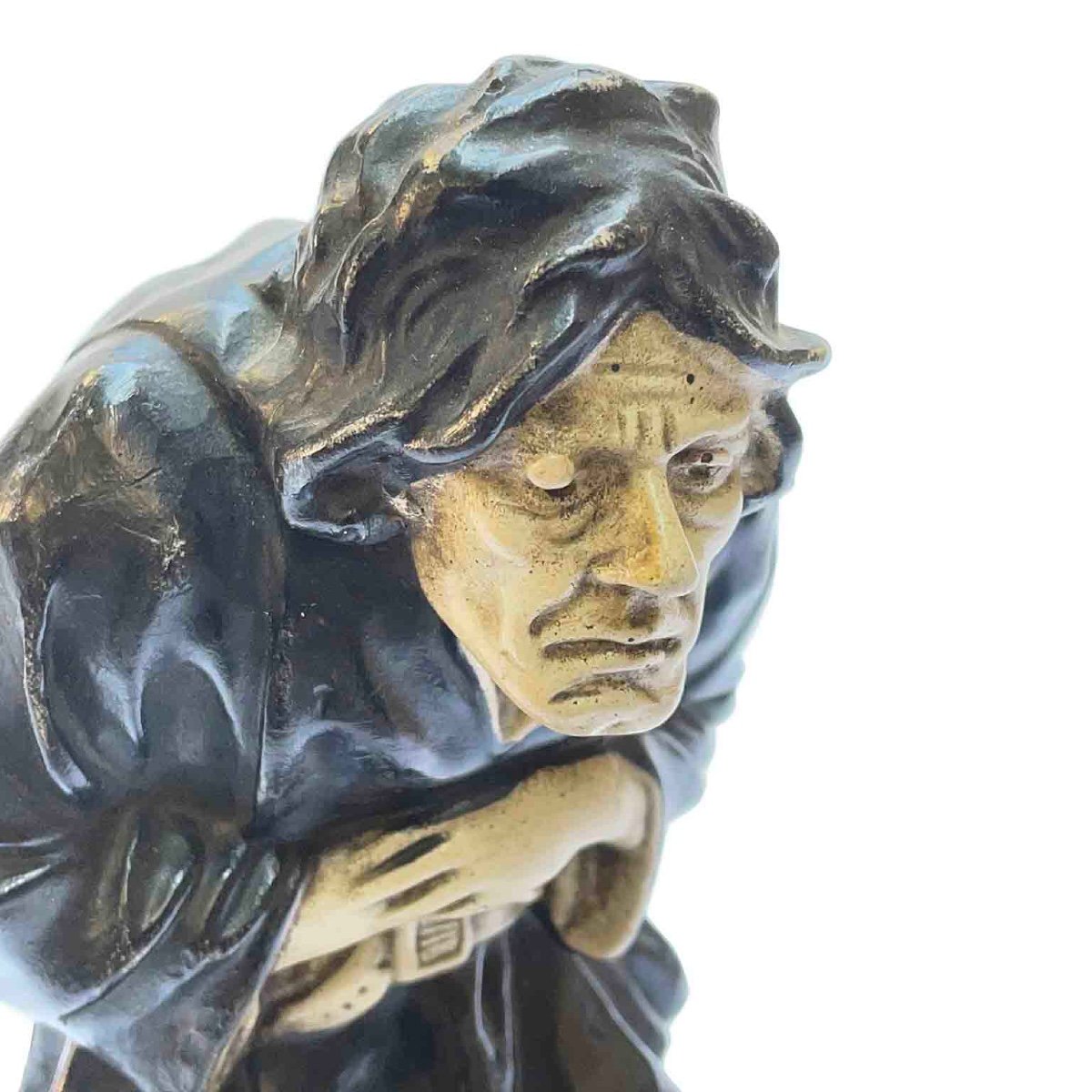 Rigoletto And Quasimodo Pair Of Italian Sculptures Grotesque Caricature Figurine 1950s-photo-5