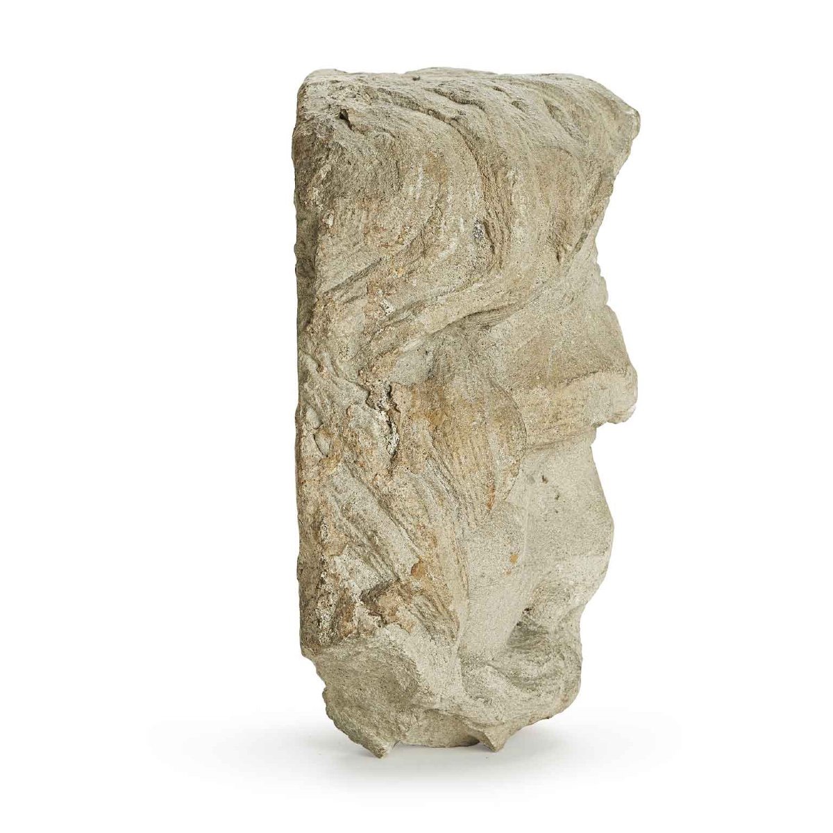 20th Century Italian Stone Fountain Mask-photo-3