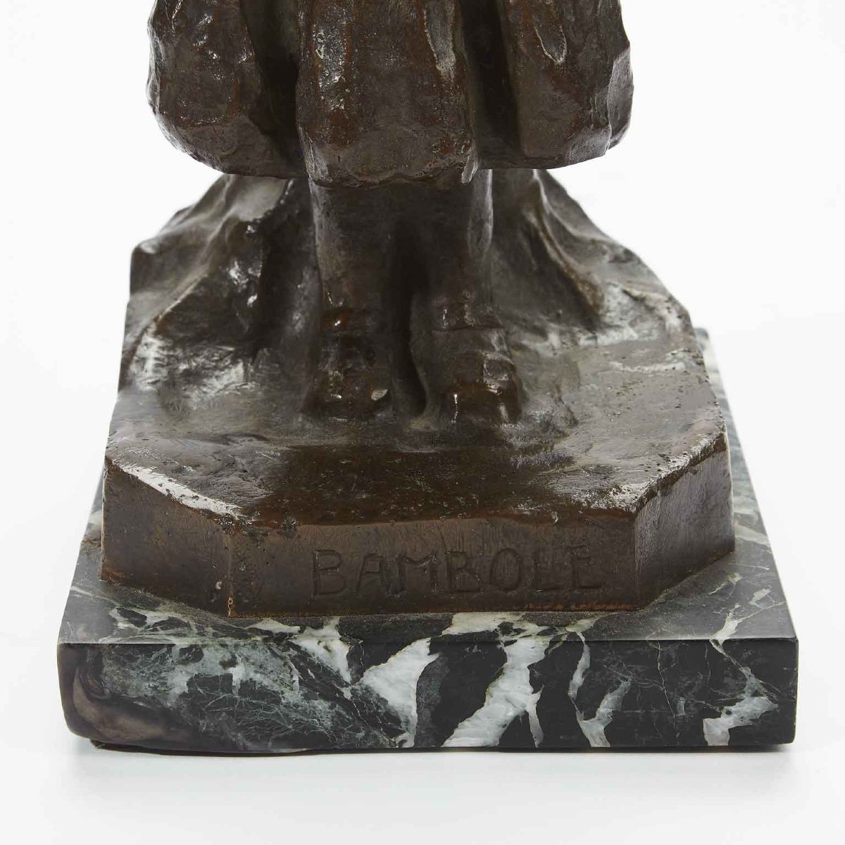 Renzo Zacchetti Bambole Sculpture En Bronze 1930 Circa-photo-2