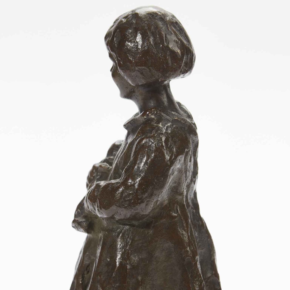 Renzo Zacchetti Bambole Sculpture En Bronze 1930 Circa-photo-3