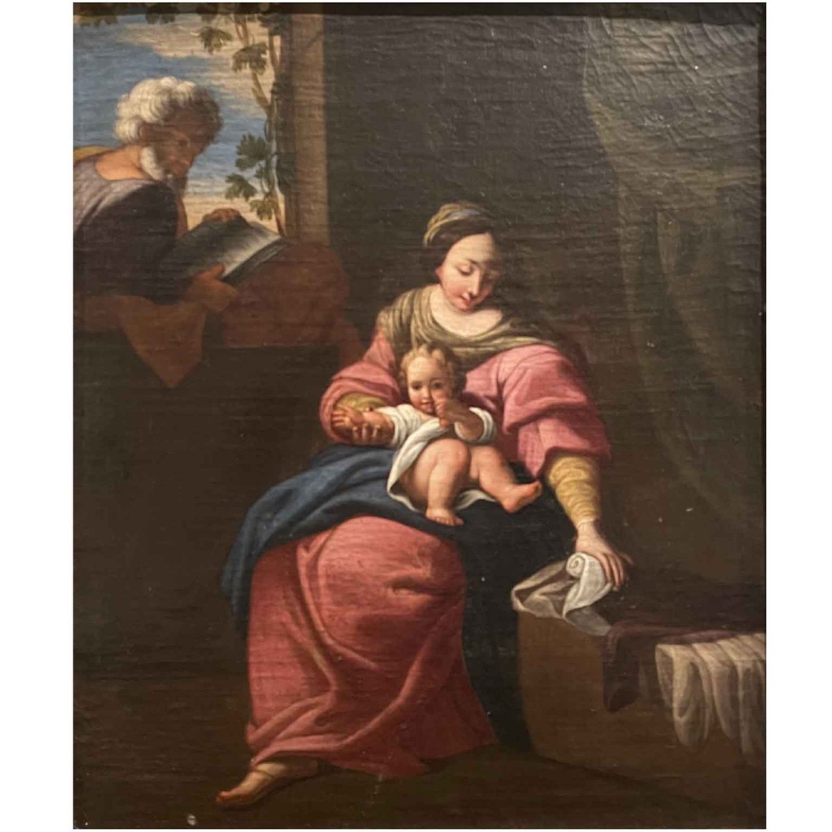 Madonna With Child And Saint Joseph