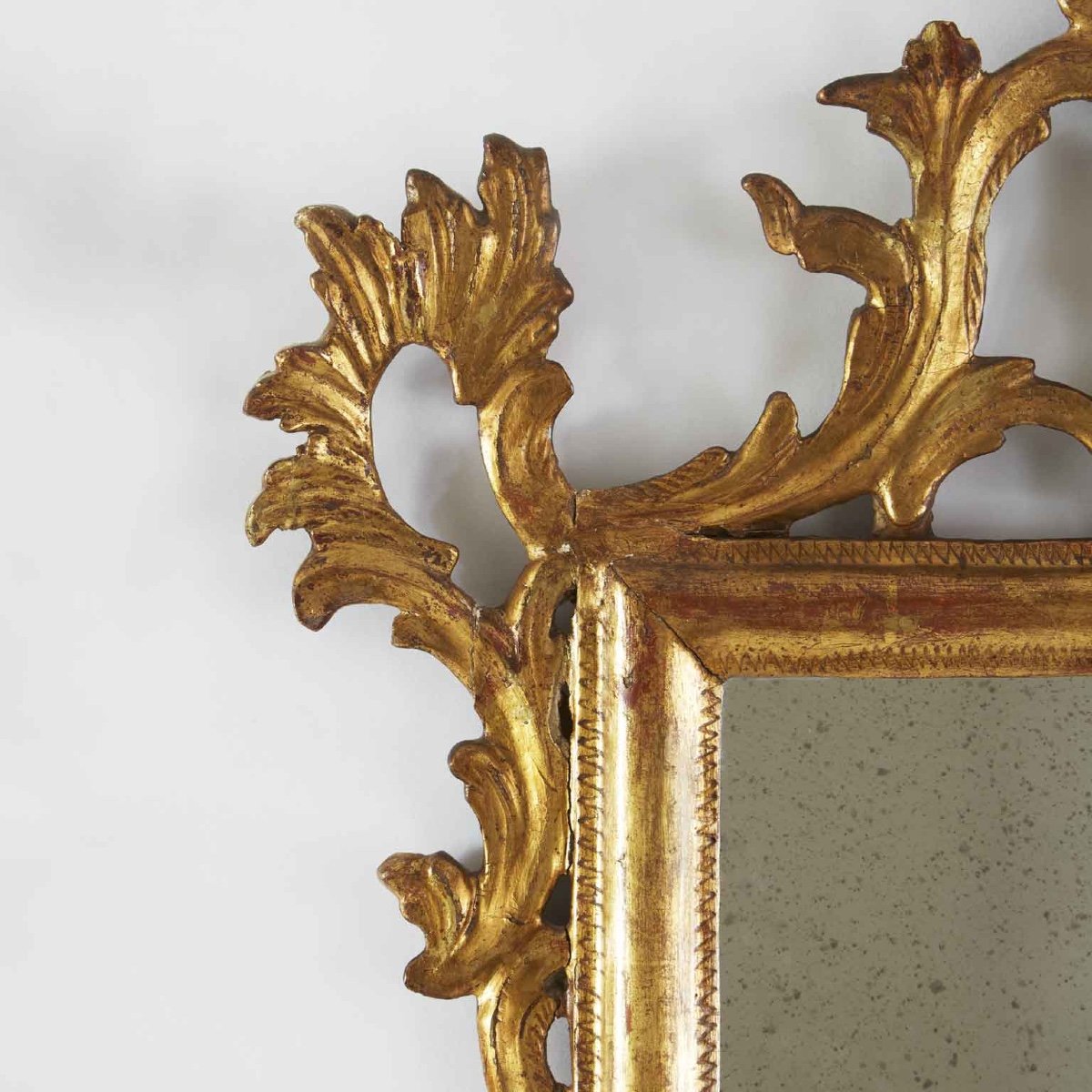 Pair Of Italian Carved Gilded Mirrors 1800-photo-2