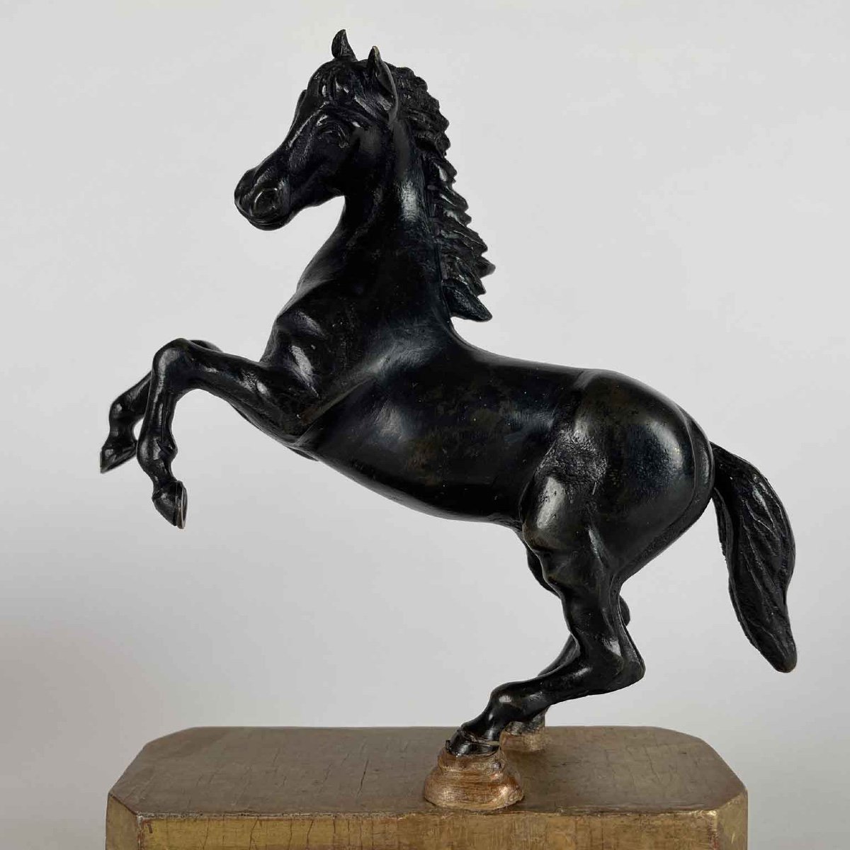 Pair Of Bronze Horses Grand Tour Sculptures Early 1800s-photo-3